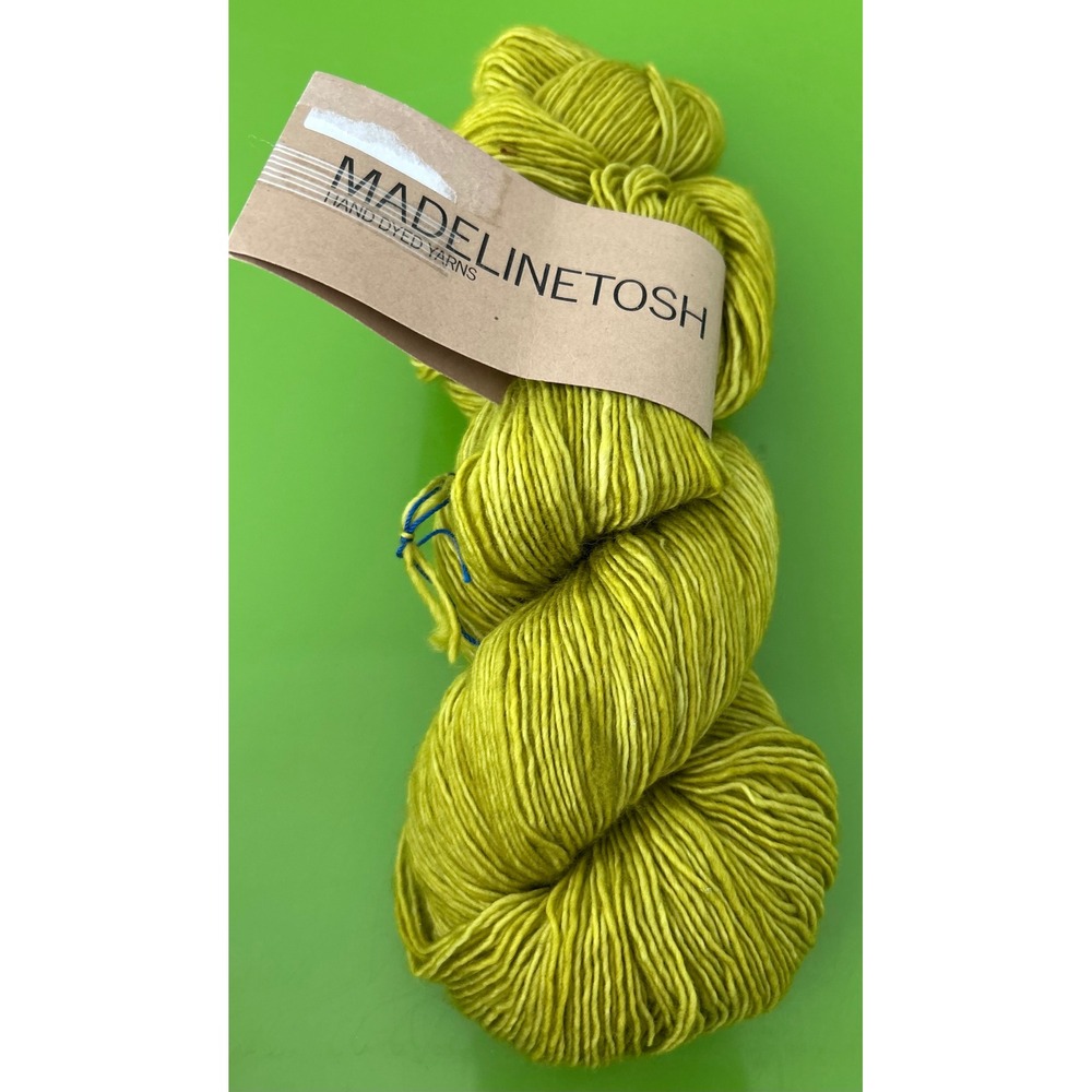 Madelinetosh Tosh Merino Light Grasshopper Hand Dyed Superwash Wool Yarn 420yd